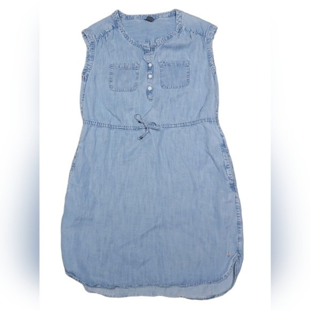 Eddie Bauer Sleeveless Casual Denim Dress Size 8